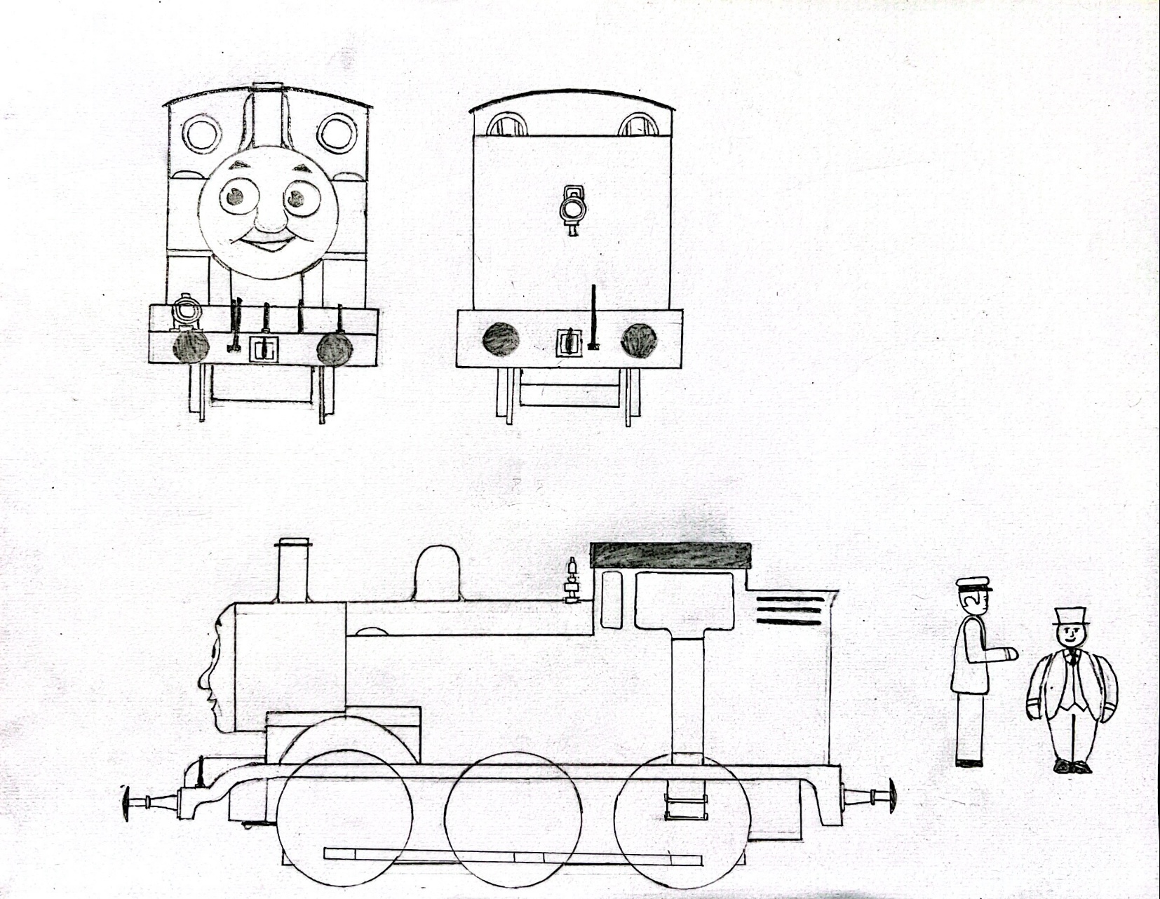 Thomas the Tank Engine with Sir Topham Hatt and Driver